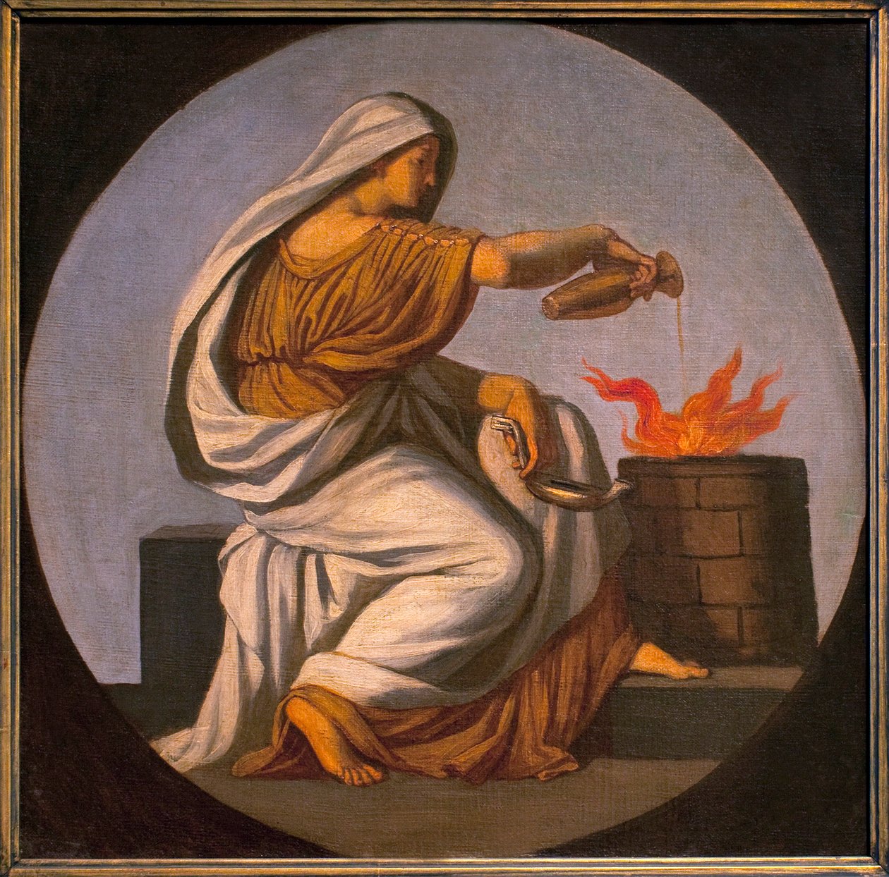Allegory of fire by Károly Lotz