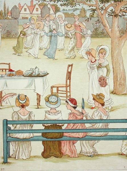 A Garden Party by Kate (after) Greenaway