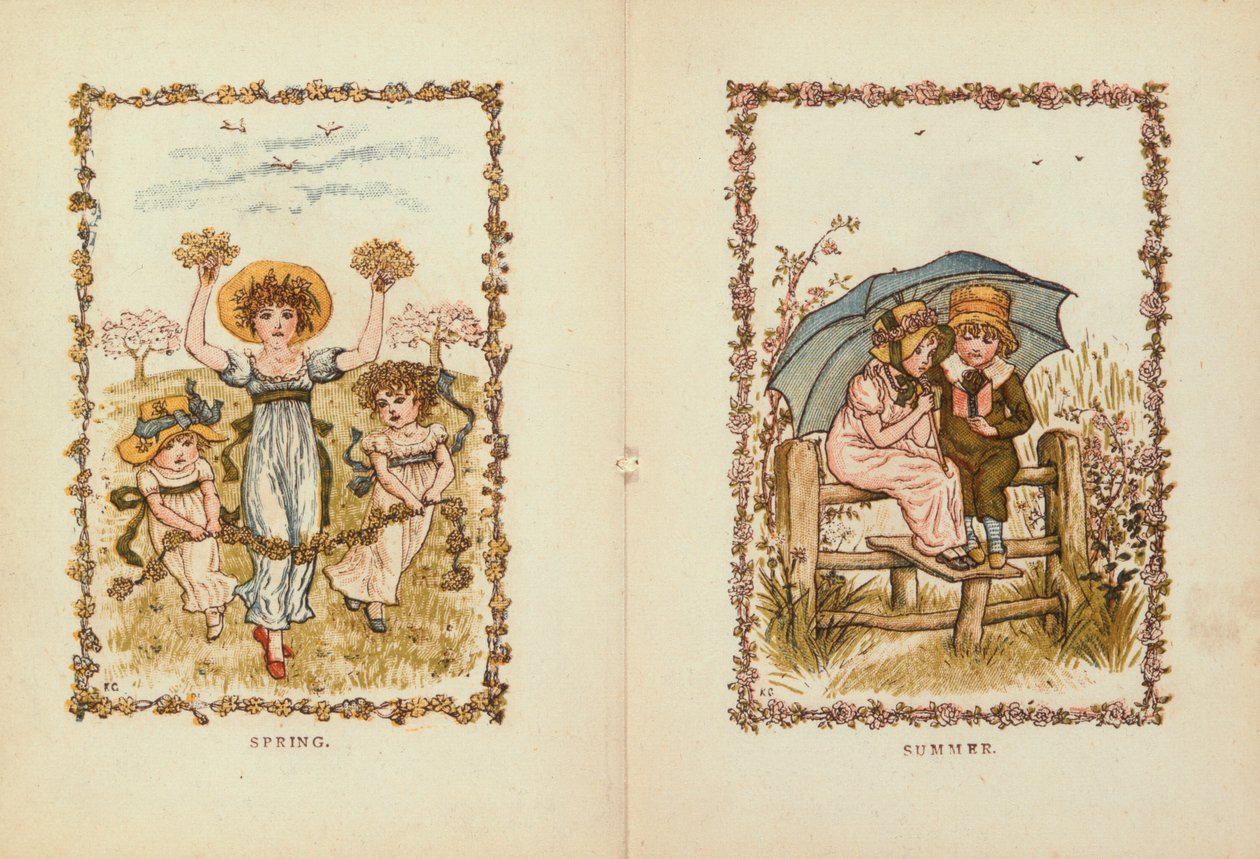 Spring and Summer by Kate Greenaway