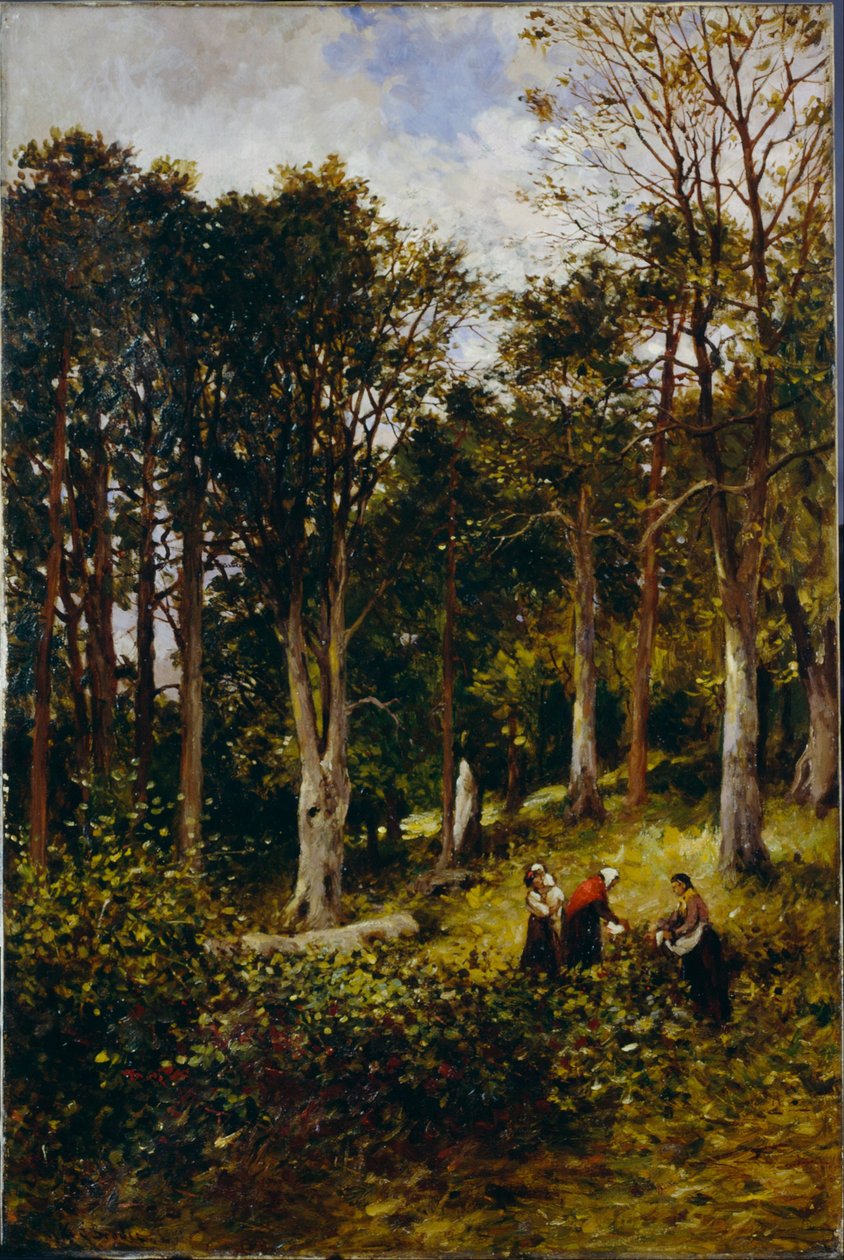 Landscape (Four Figures in a Wood) by Kate S. Brodie
