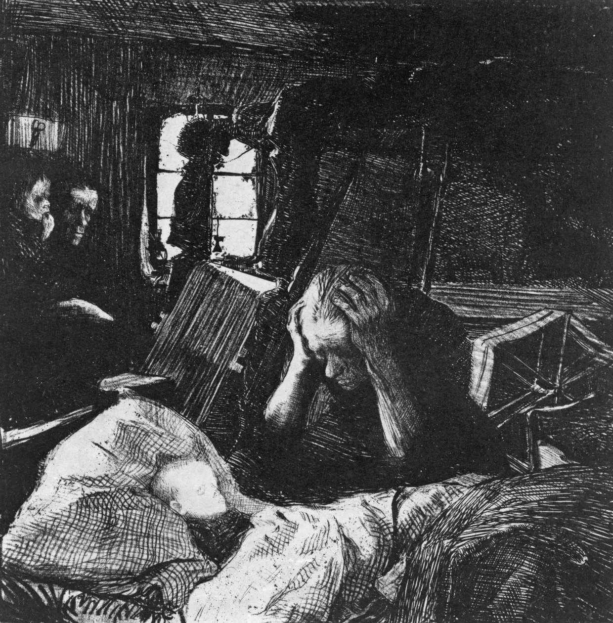 Need, 1897  by Käthe Kollwitz