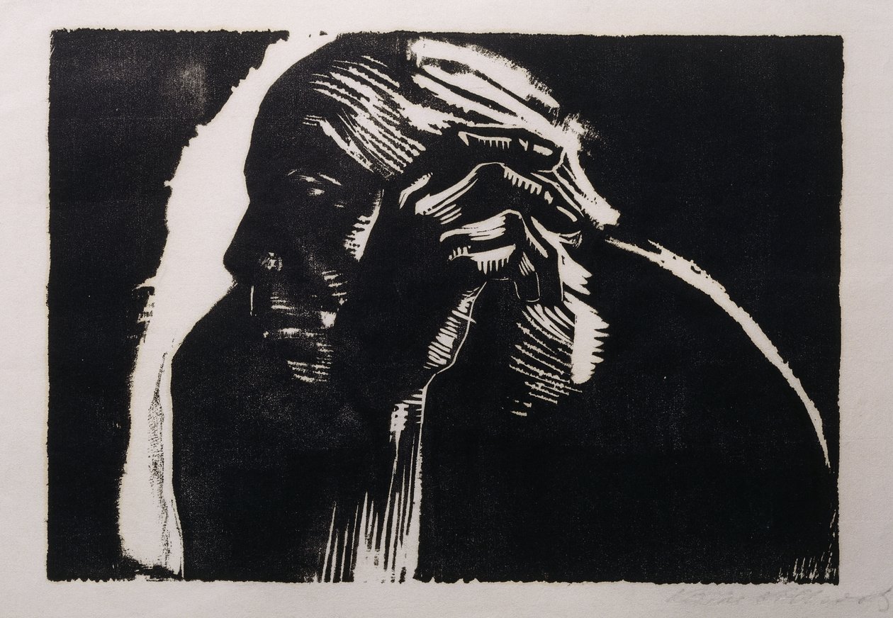 Self-portrait; Selbstbildnis, 1924 by Käthe Kollwitz