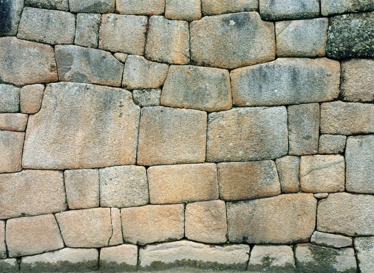 Detail of Stonework from the Inca Settlement by Katie Attenborough