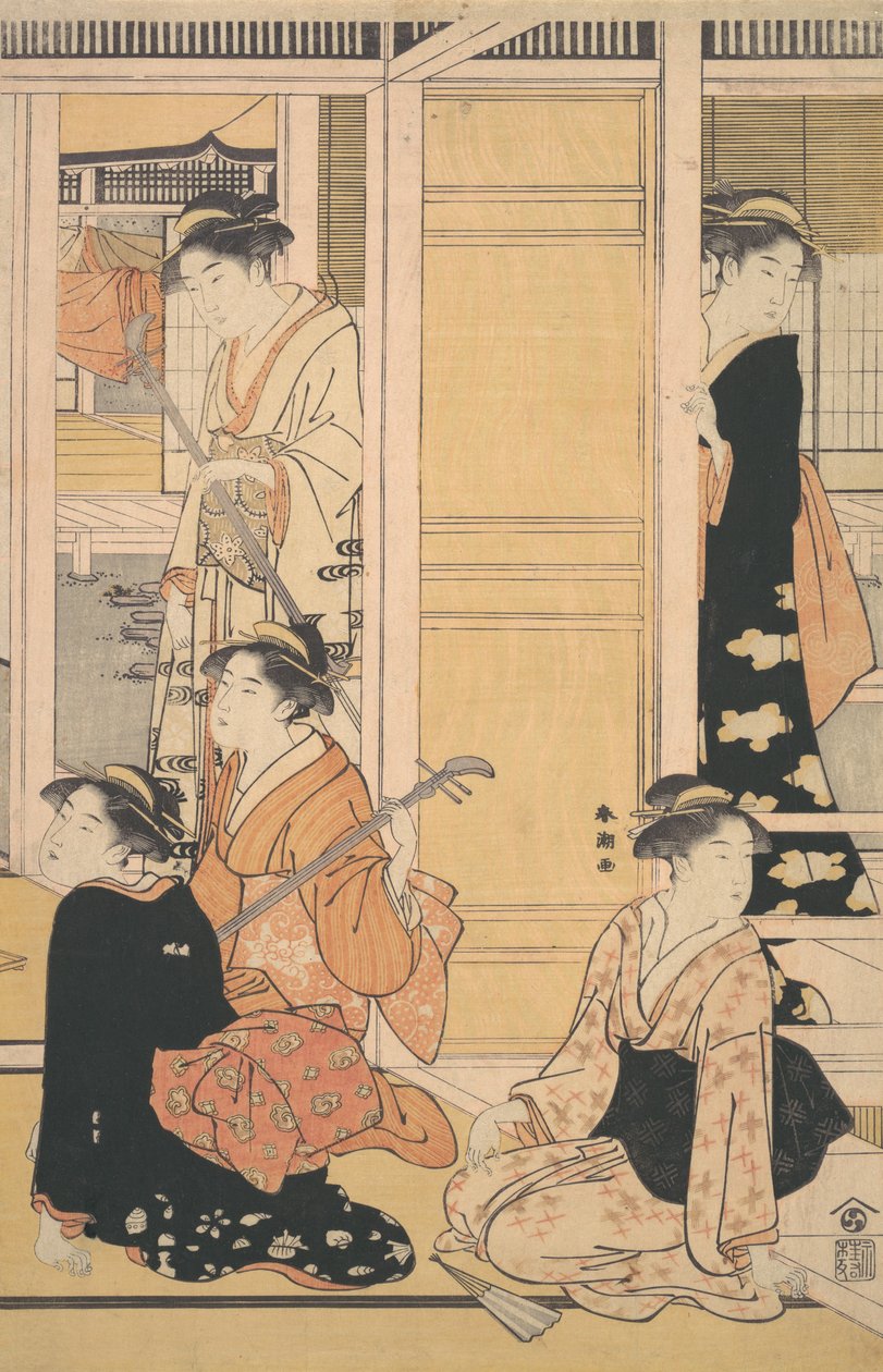 Interior View by Katsukawa Shuncho