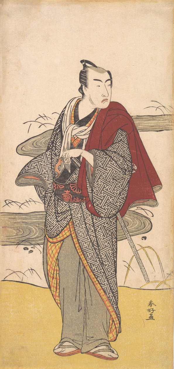 The Actor Matsumoto Koshiro 4th as a Man, ca. 1780 by Katsukawa Shunko