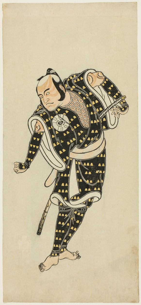 Actor Bandō Matatarō IV as Gempachibyōe in 