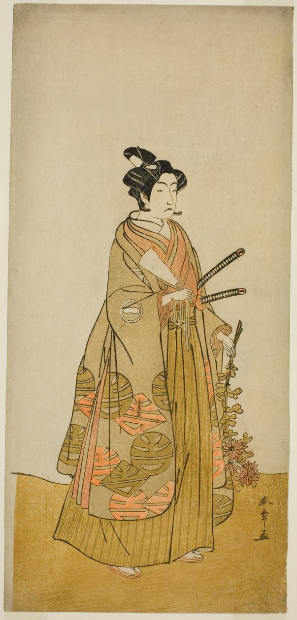 The Actor Ichikawa Monnosuke II as Kichisaburo, Temple Page of Kichijo-ji, in the Play 
