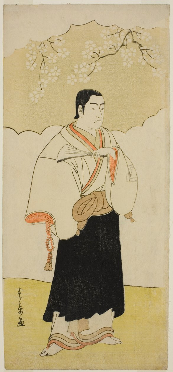 The Actor Ichikawa Monnosuke II as the Monk Renseibo in the Play Hatsumombi Kuruwa Soga, Performed at the Nakamura Theater in the Third Month, 1780 by Katsukawa Shunsho