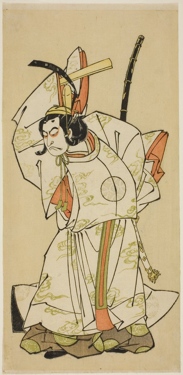 The Actor Nakamura Nakazo I as Prince Koreakira (?) in the Play 