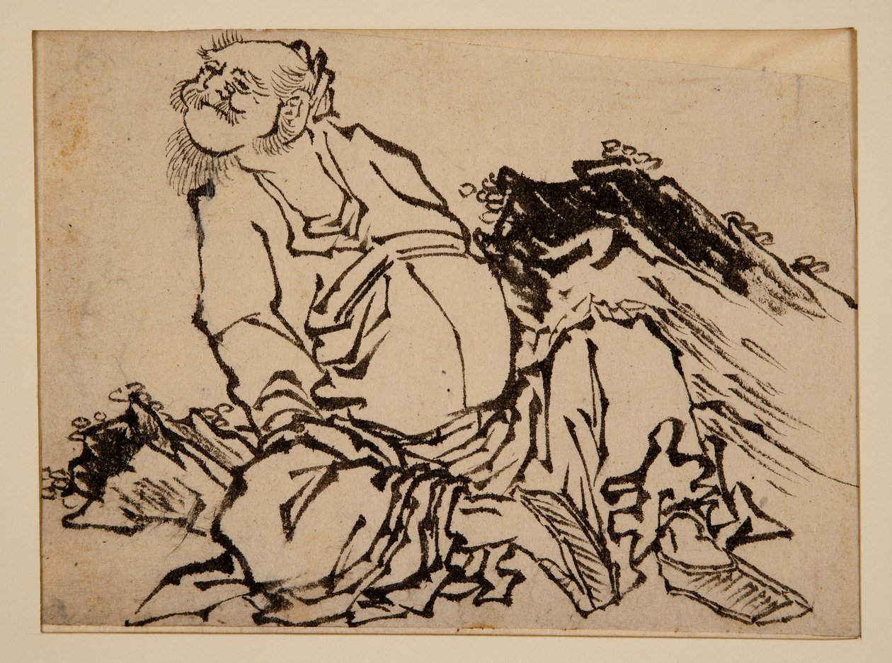 Chinese Warrior by Katsushika Hokusai