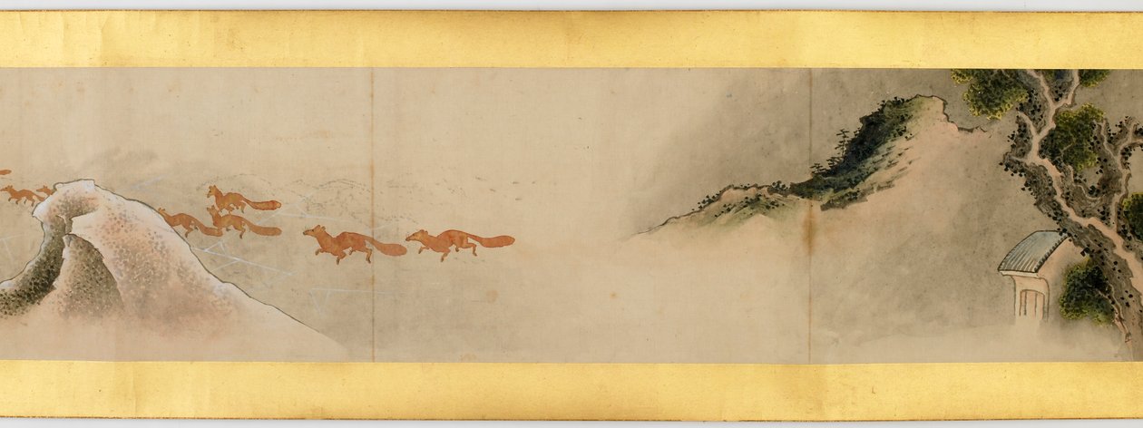 Detail of Handscroll with Miscellaneous Images, Edo Period, 1839 by Katsushika Hokusai