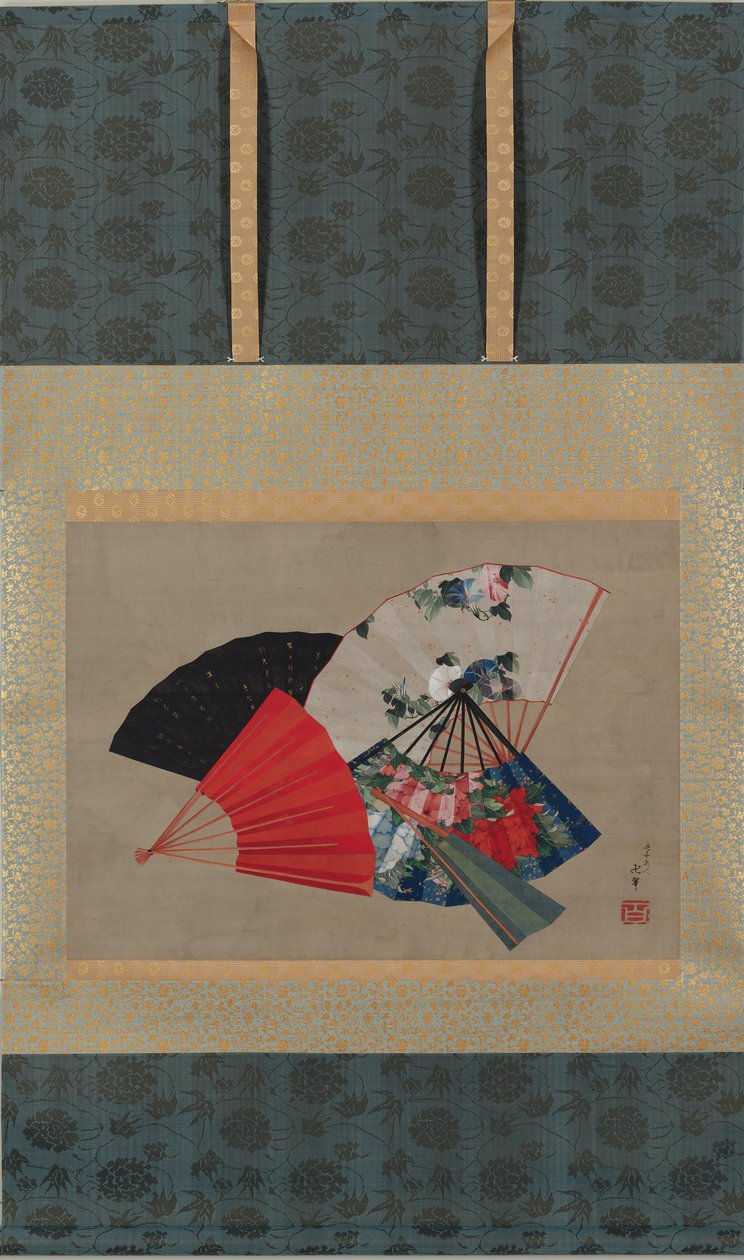Fans by Katsushika Hokusai
