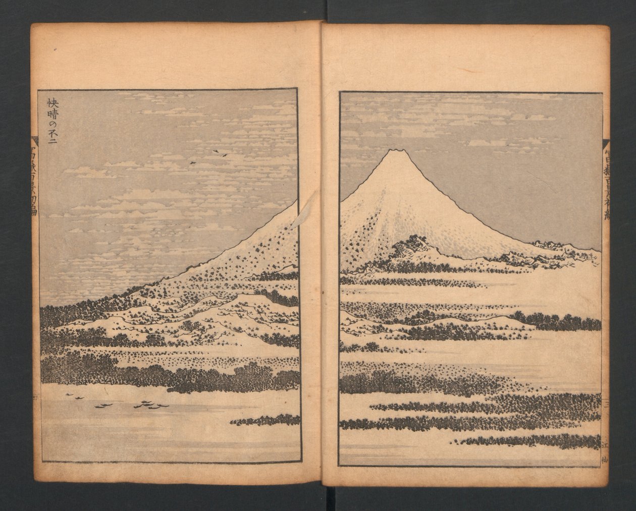 Mount Fuji of the Bamboo Grove, from One Hundred Views of Mount Fuji by Katsushika Hokusai