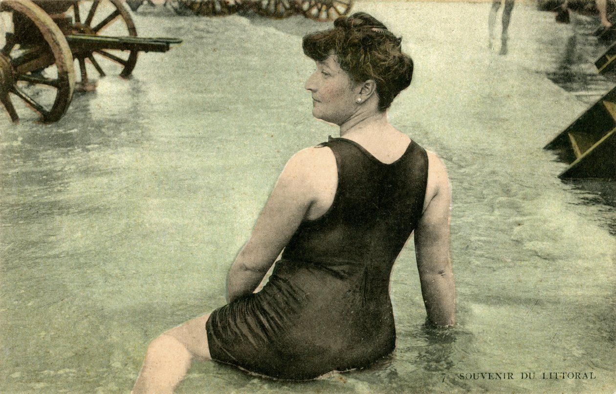 Woman in Swimsuit, c. early 1900’s by Alec Hunter