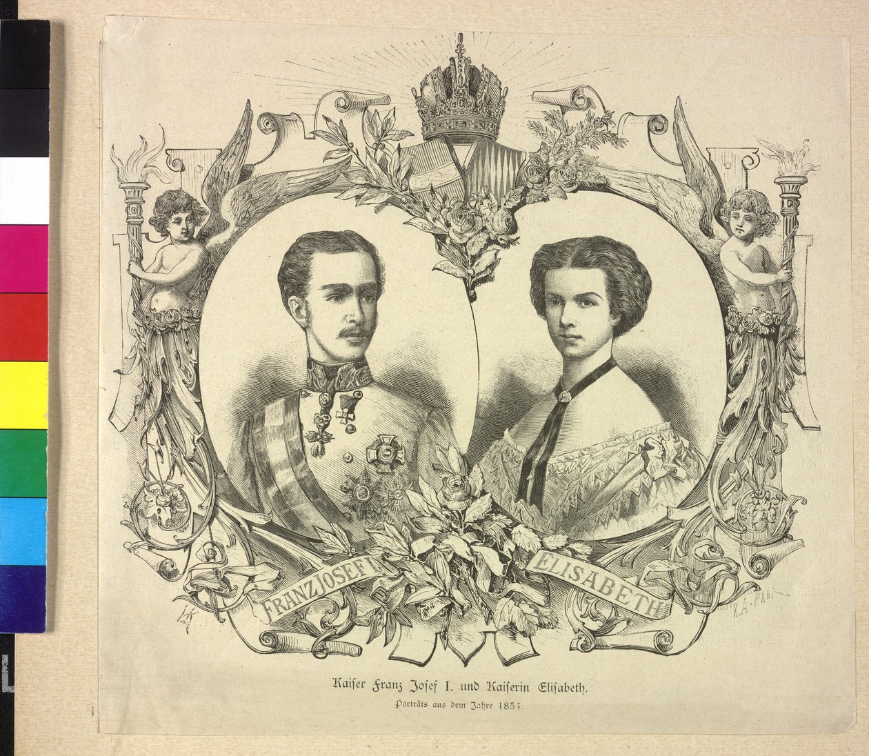 Emperor of Austria and Elisabeth Franz Joseph I by Katzler Katzler