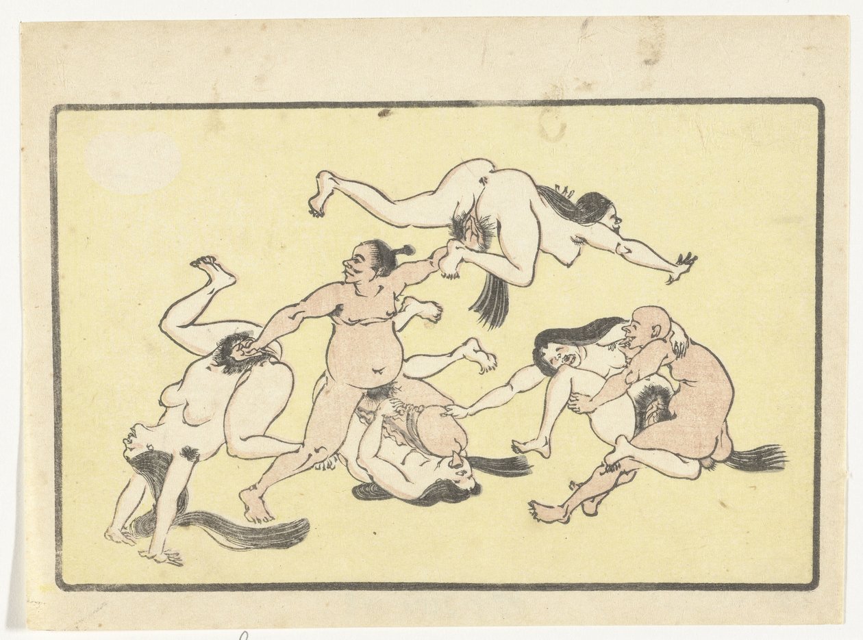 Orgy by Kawanabe Kyosai