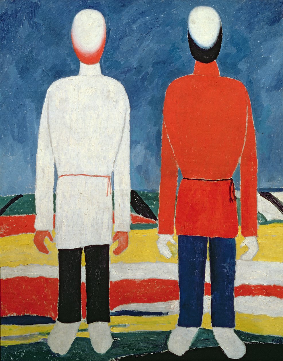Two Masculine Figures, 1928-32 by Kazimir Severinovich Malevich
