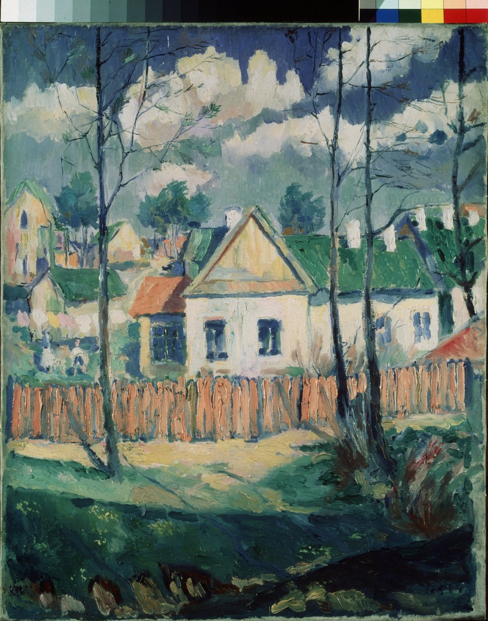 Spring (Landscape with a Small House) by Kazimir Severinovich Malevich