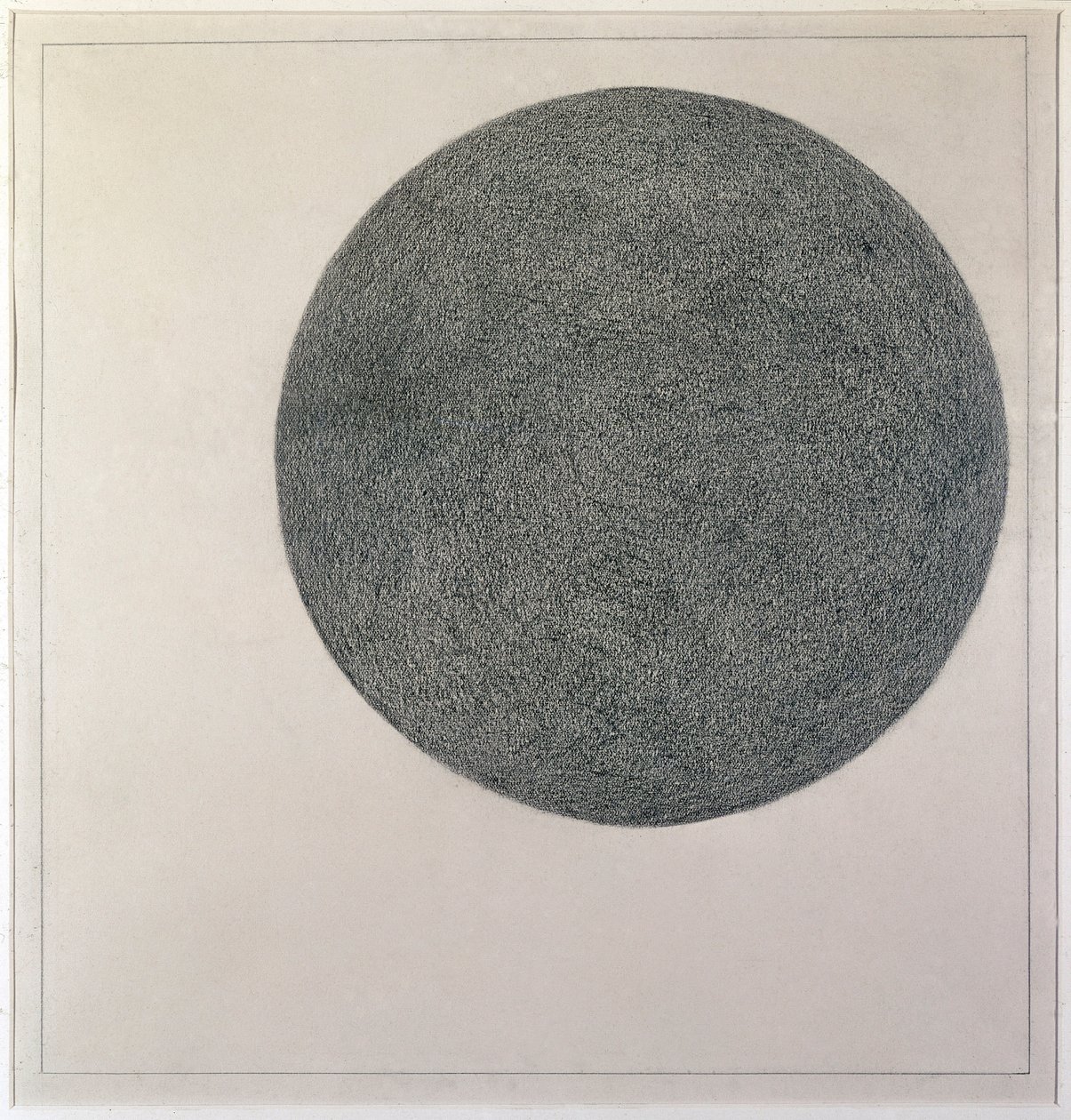 Suprematist Element: Circle by Kazimir Severinovich Malevich