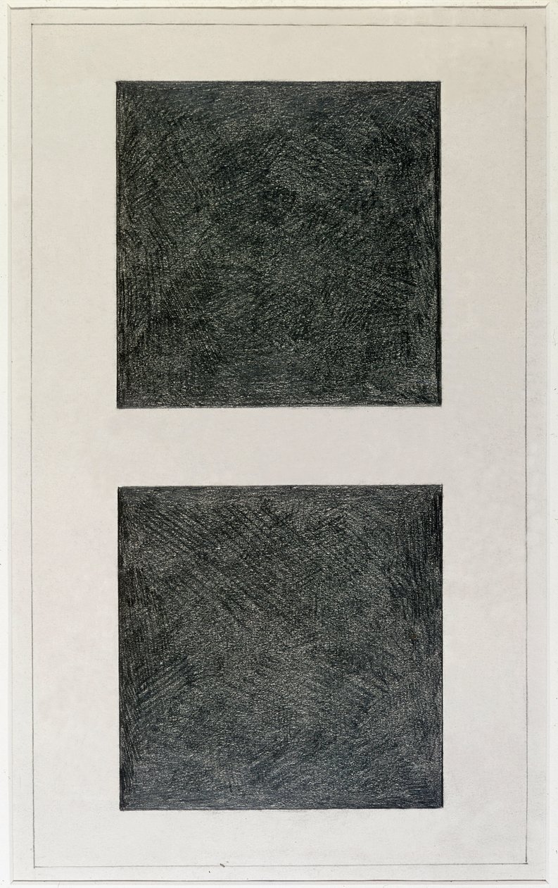 Suprematist element: two squares by Kazimir Severinovich Malevich