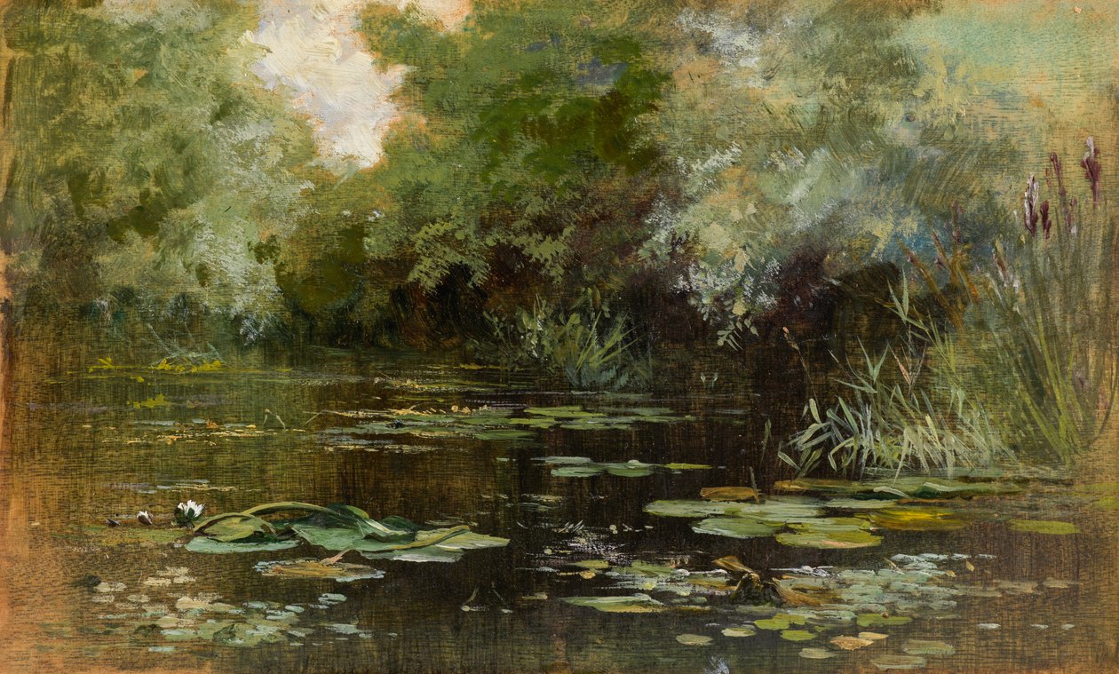 Pond with Lilies by Keeley Halswelle
