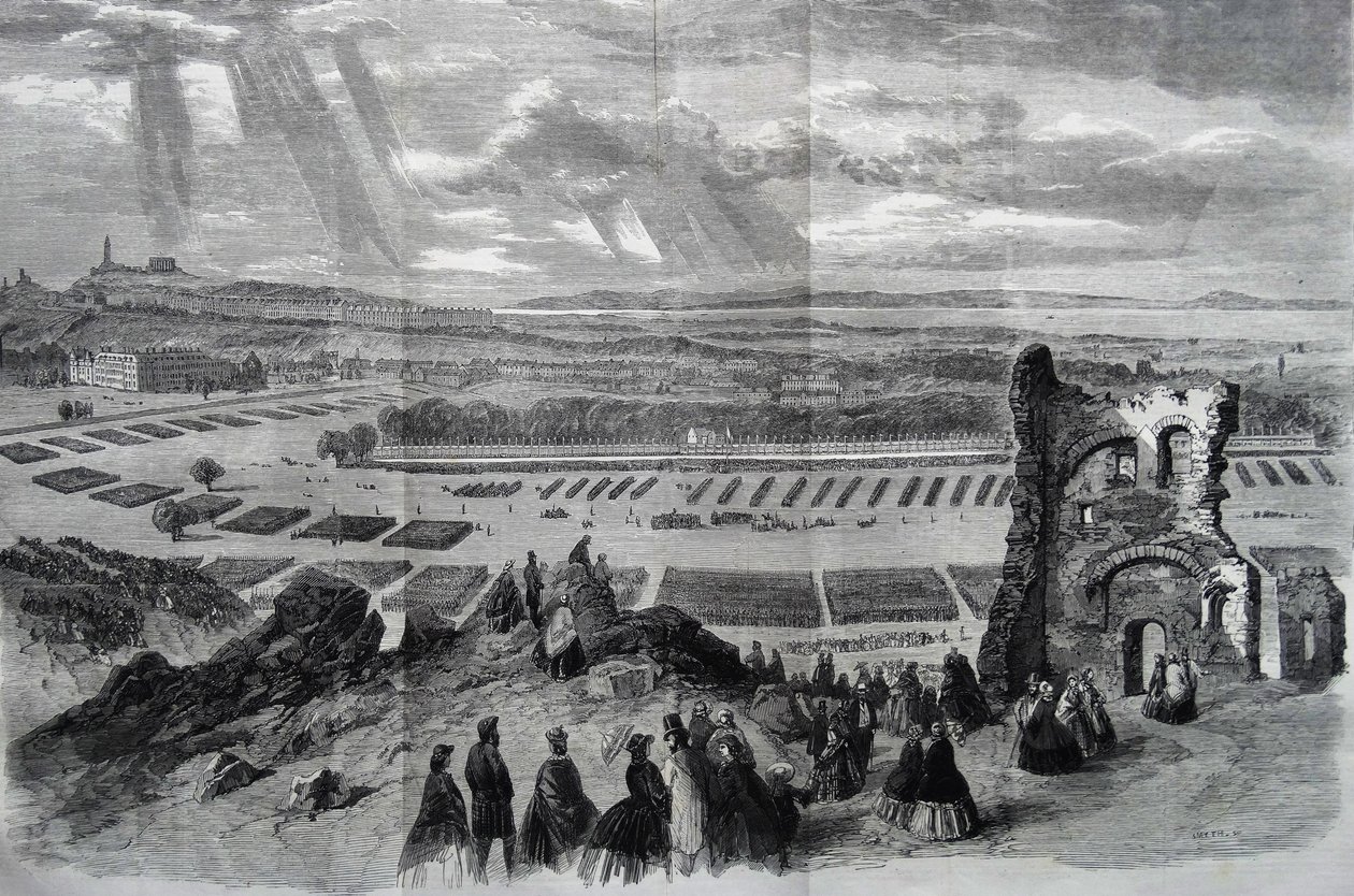 The Review by Her Majesty of Rifle Volunteers by Keeley Halswelle