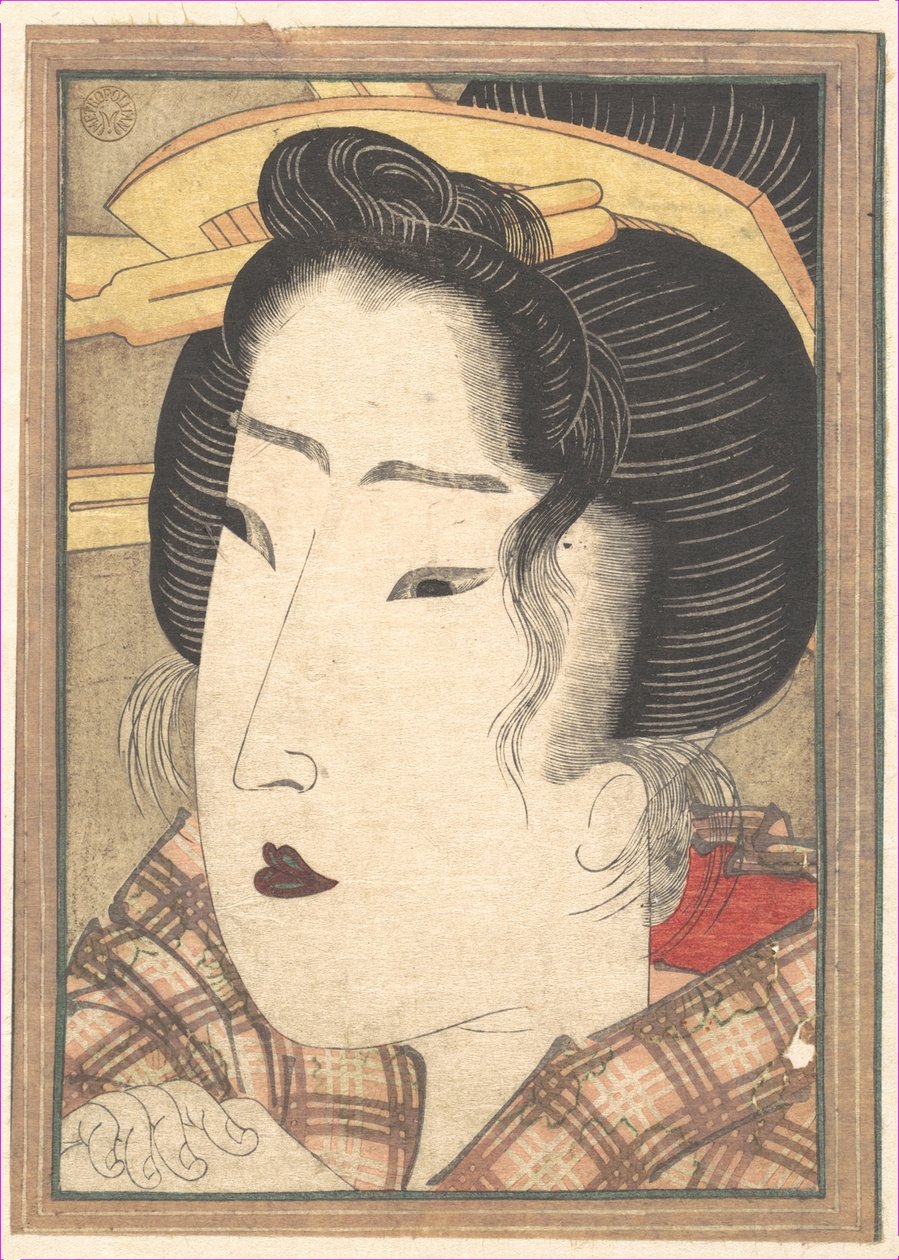 Head of a Beauty by Keisai Eisen