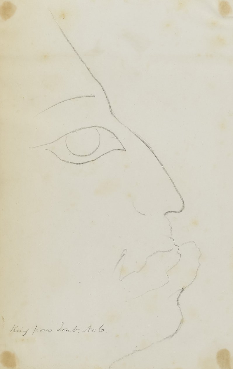 King from Tomb No. 6, Egypt by Kellogg, Miner Kilbourne