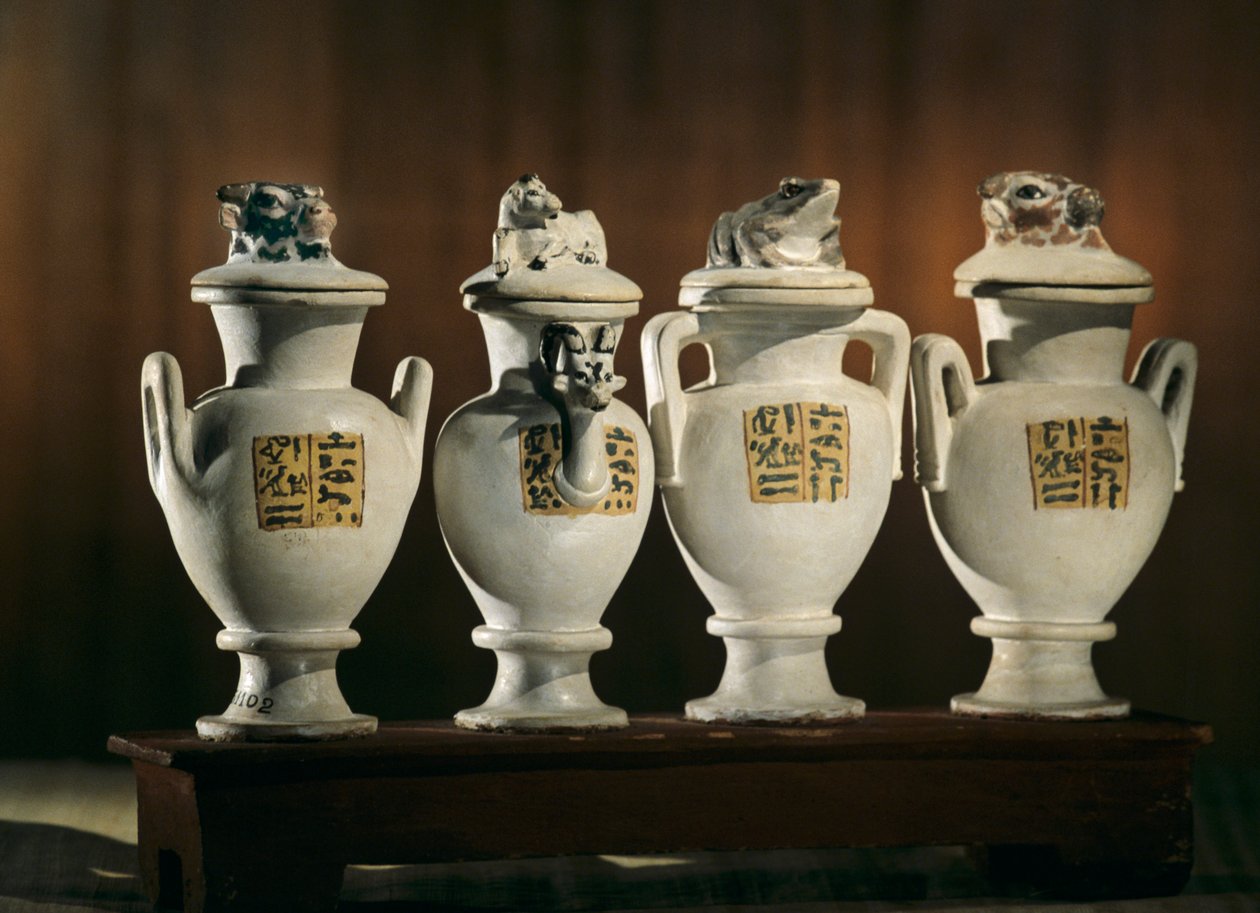 Dummy Vessels, Tjuya; KV 46; Valley of the Kings; reign of Amenhotep III, Tjuya was wife of Yuya, 2009 by Kenneth Garrett