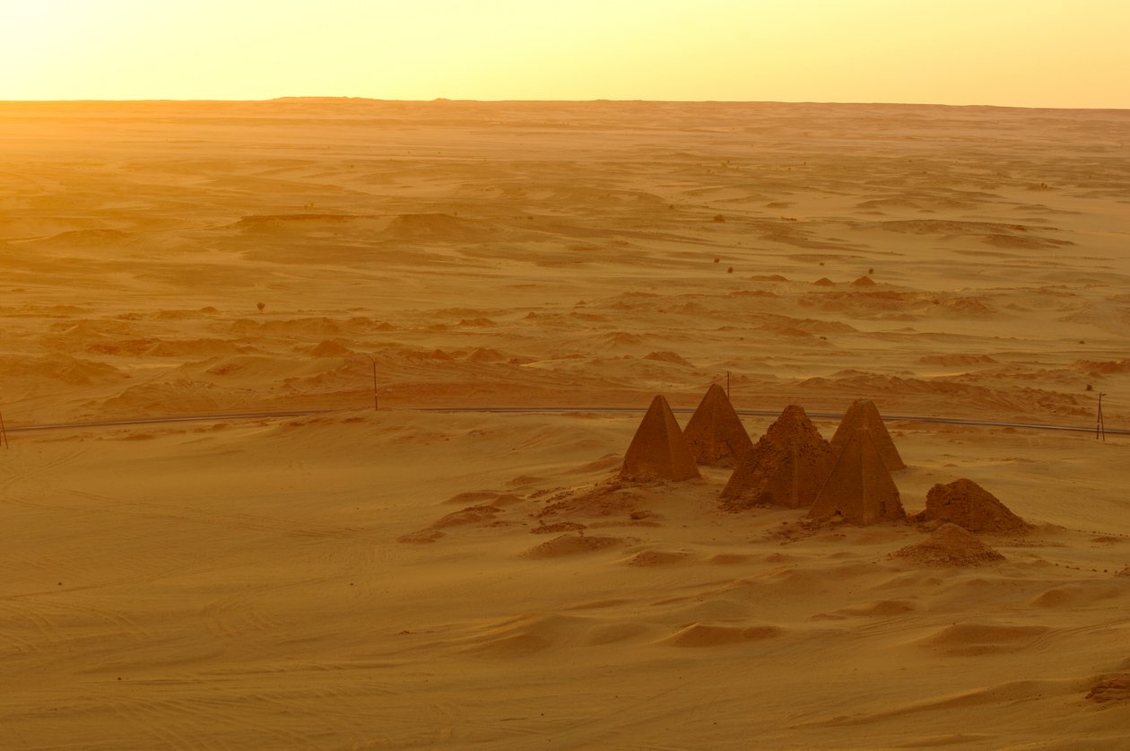 Gebel Barkal, Temple Complex, Pharaoh Taharka, Mut temple, B300, Kareima town, Nile river, 2007 by Kenneth Garrett