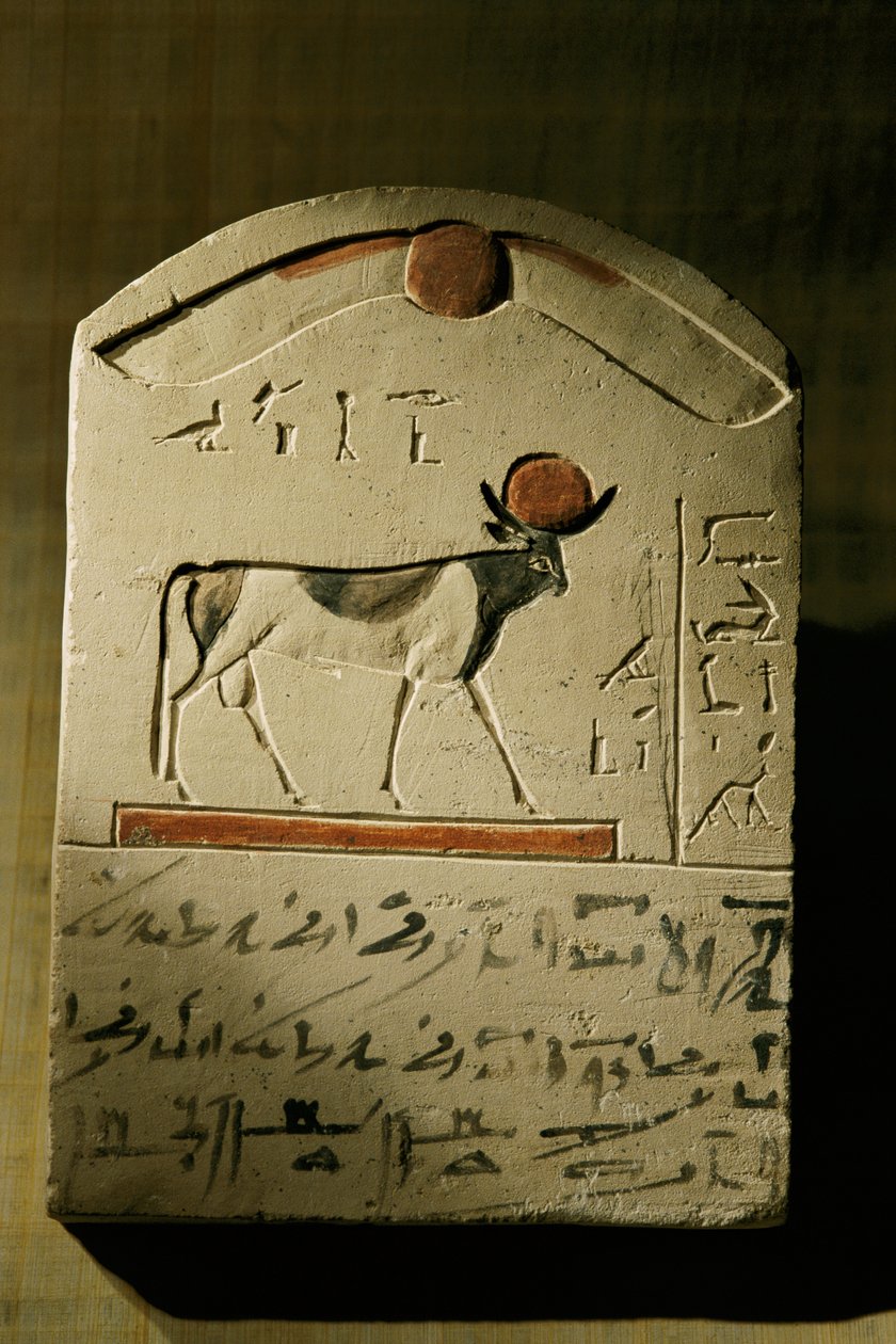 Limestone stela of Neswennefer, 2002 by Kenneth Garrett