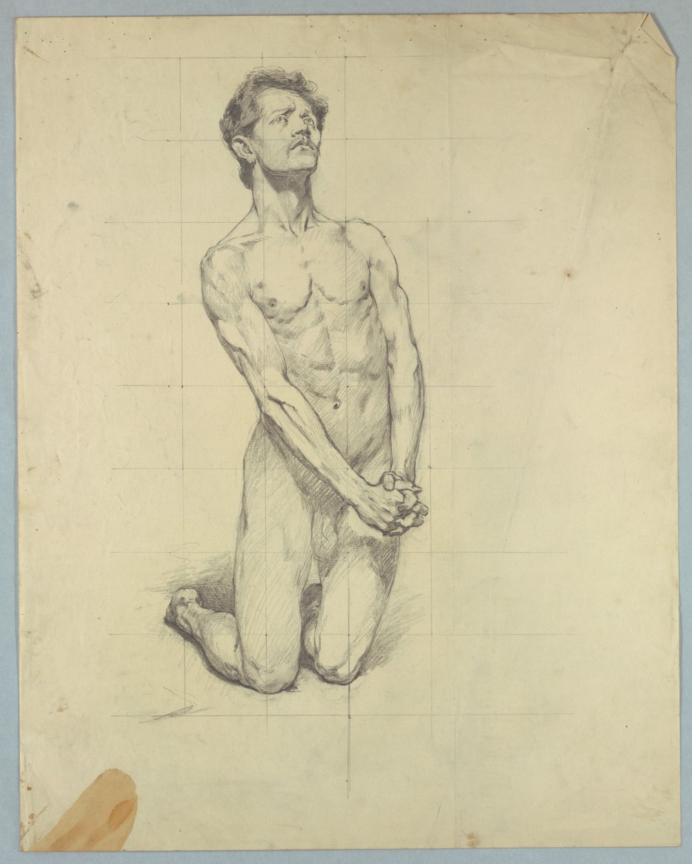 Figure Study for "The Temptation of St. Anthony" by Kenyon Cox
