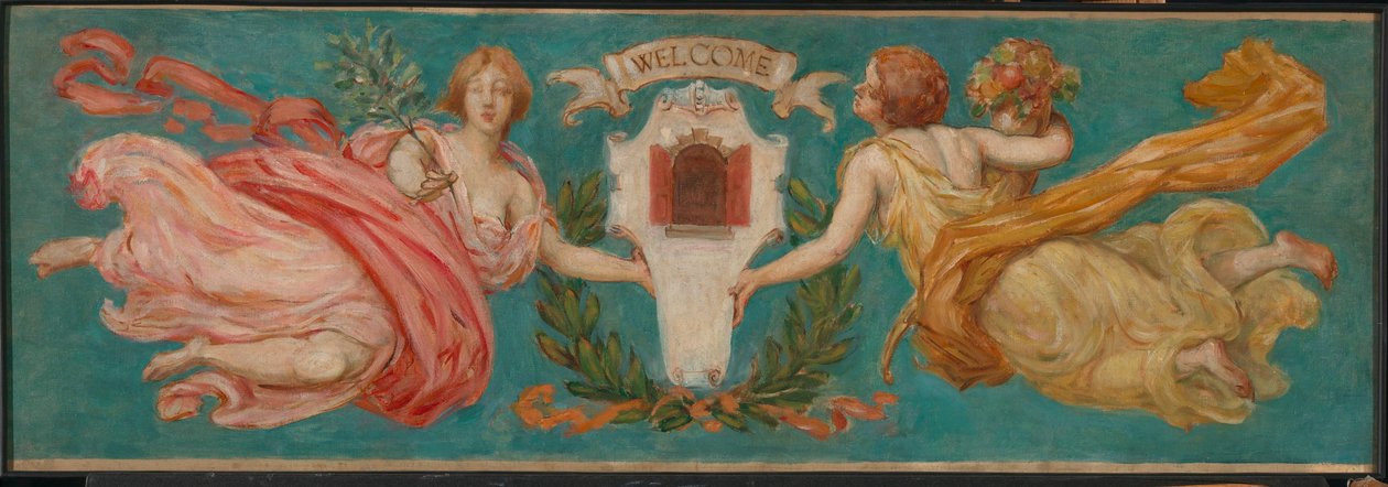 Study for Mural at Hotel Manhattan, "Peace and Plenty" by Kenyon Cox