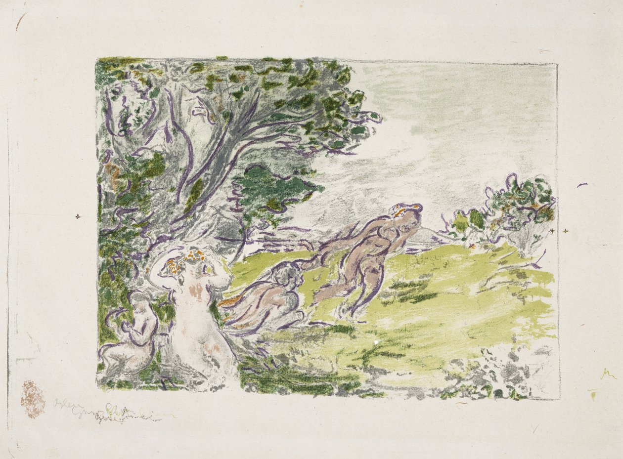Nymphe assise sous un arbre (Seated Nymph Under a Tree), 1900 by Ker Xavier Roussel