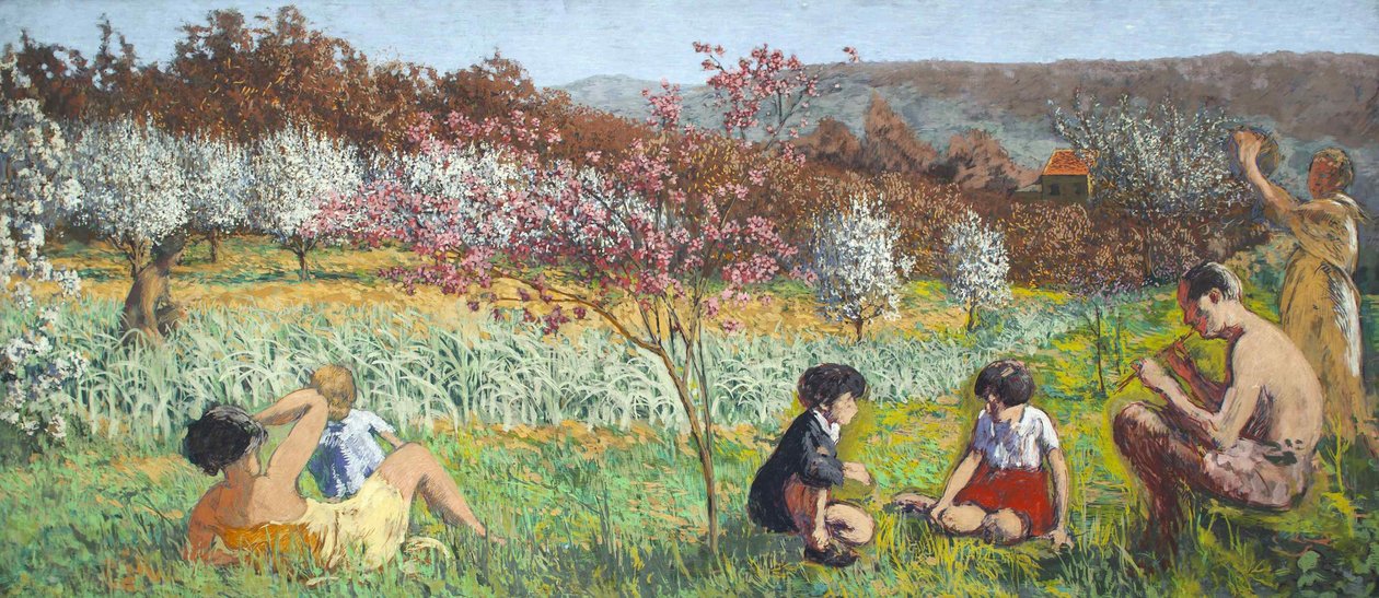 In the Orchard of Étang-la-Ville by Ker Xavier Roussel