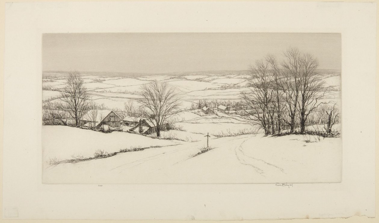 New England Winter by Kerr Eby