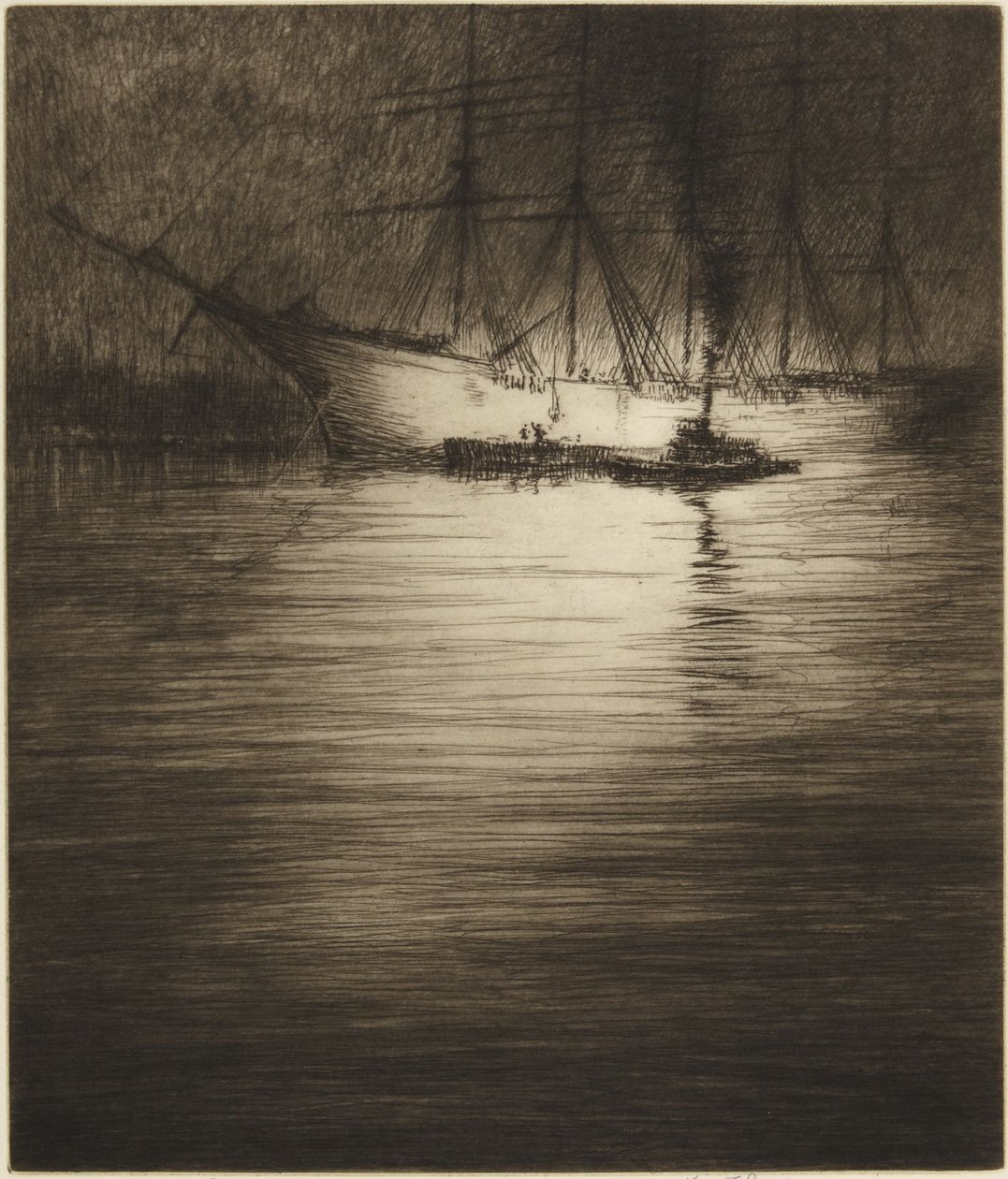 Night Loading by Kerr Eby