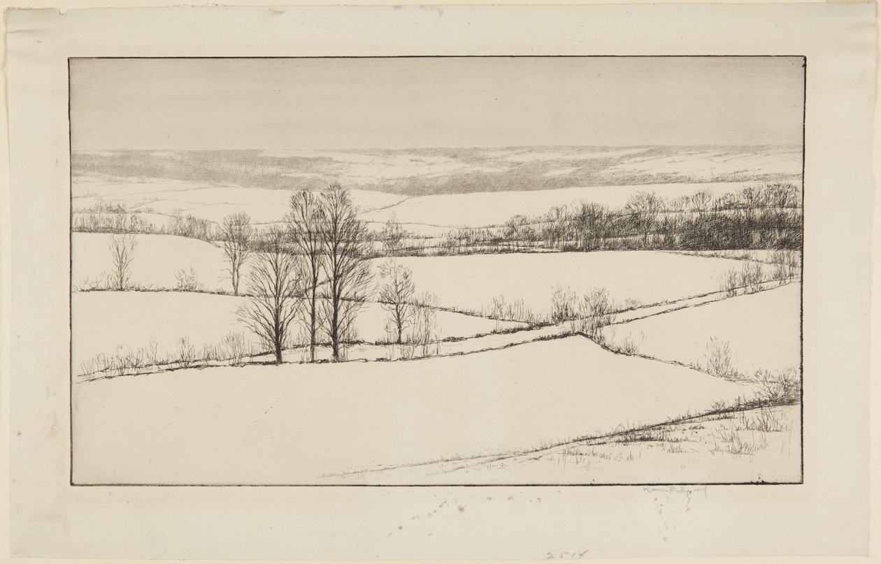 Snow Fields by Kerr Eby