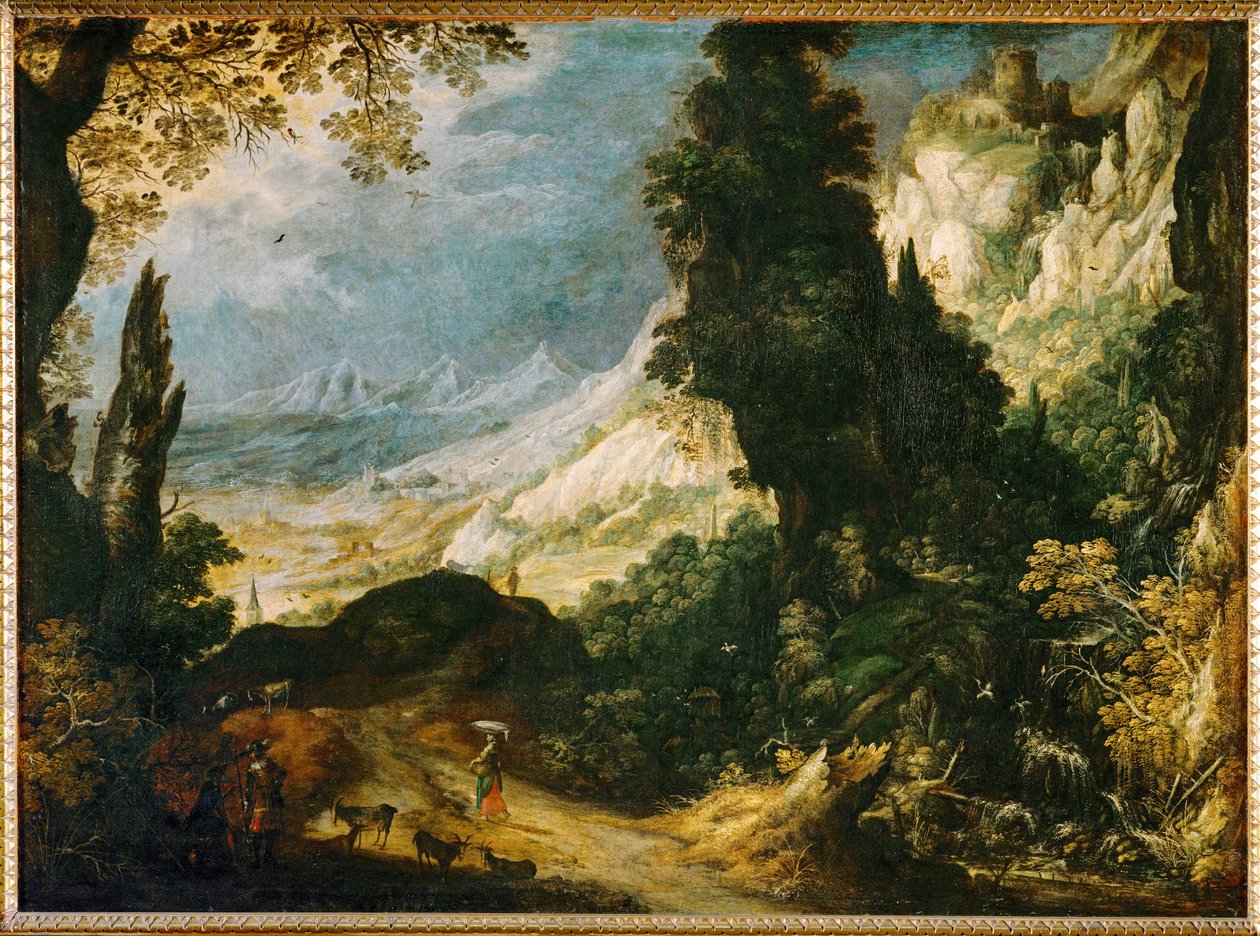 Mountain Landscape by Kerstiaen de Keuninck