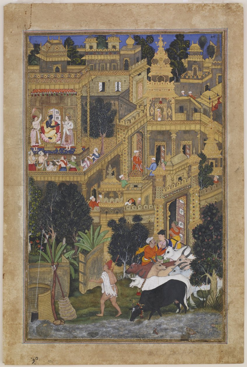 The Lord Krishna in the Golden City by Kesav Kalan