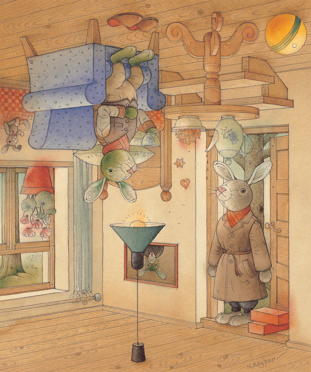 Two Rabbits, 2005 by Kestutis Kasparavicius