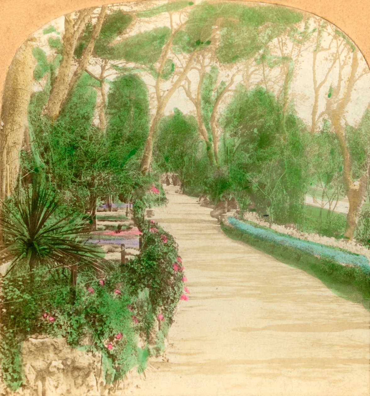 Promenade, Alameda Garden, Rock of Gibraltar by Keystone View Company