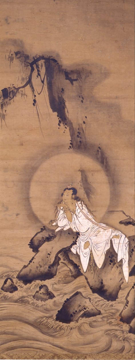 Kannon (Avalokitesvara) in White Robes by Kichizan Mincho