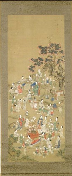The Kaku Family Engaged in Cultural and Leisure Activities by Kien Yanagisawa