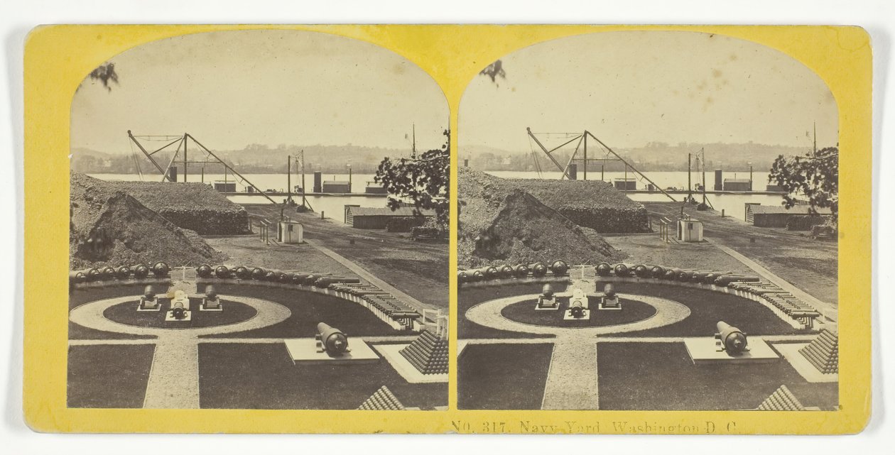 Navy Yard, Washington D.C. Creators: Kilburn Brothers, BW Kilburn by Kilburn Brothers, BW Kilburn