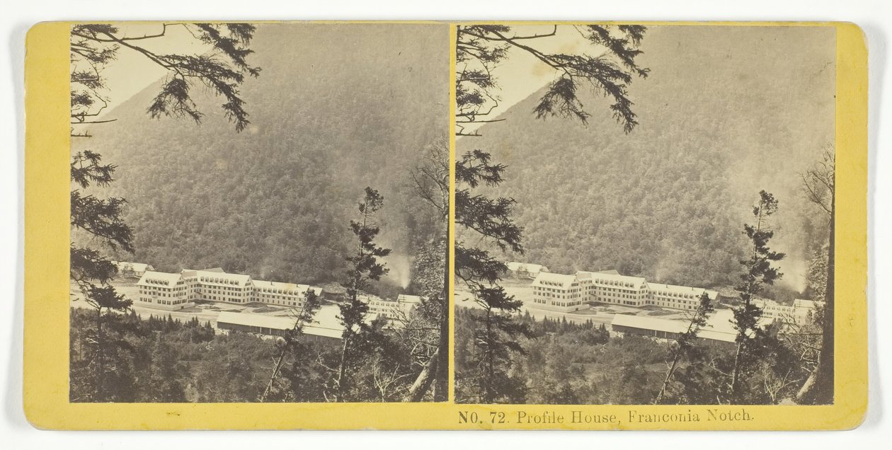 Profile House, Franconia Notch, 1855-75 by Kilburn Brothers, BW Kilburn