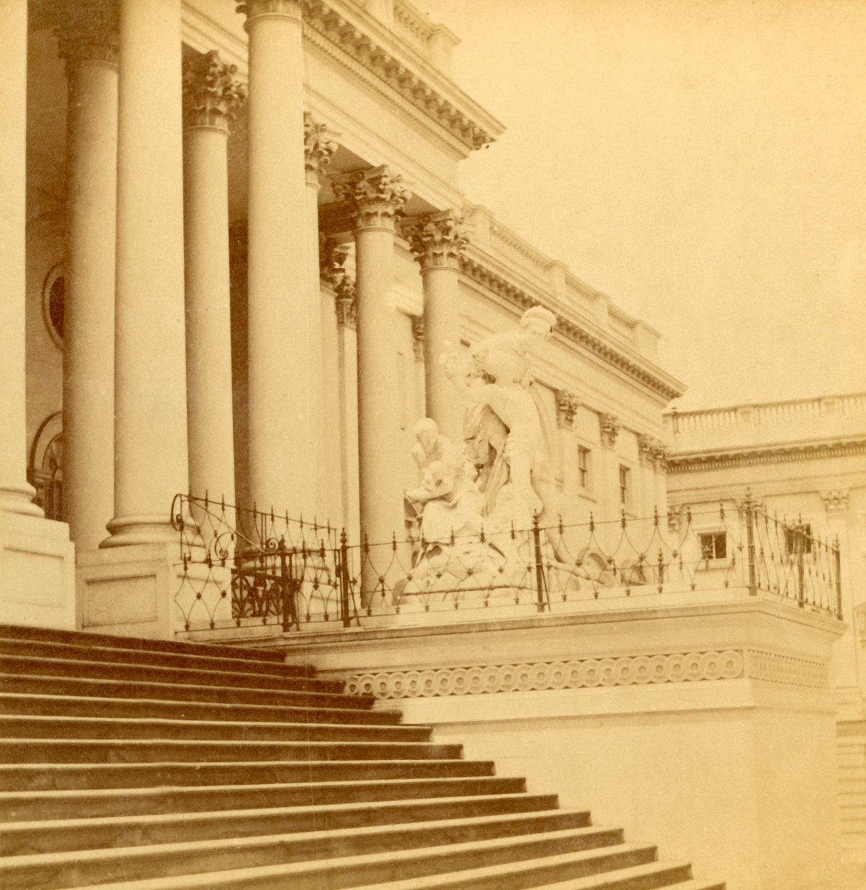 Senate Front, Washington D.C. by Kilburn Brothers