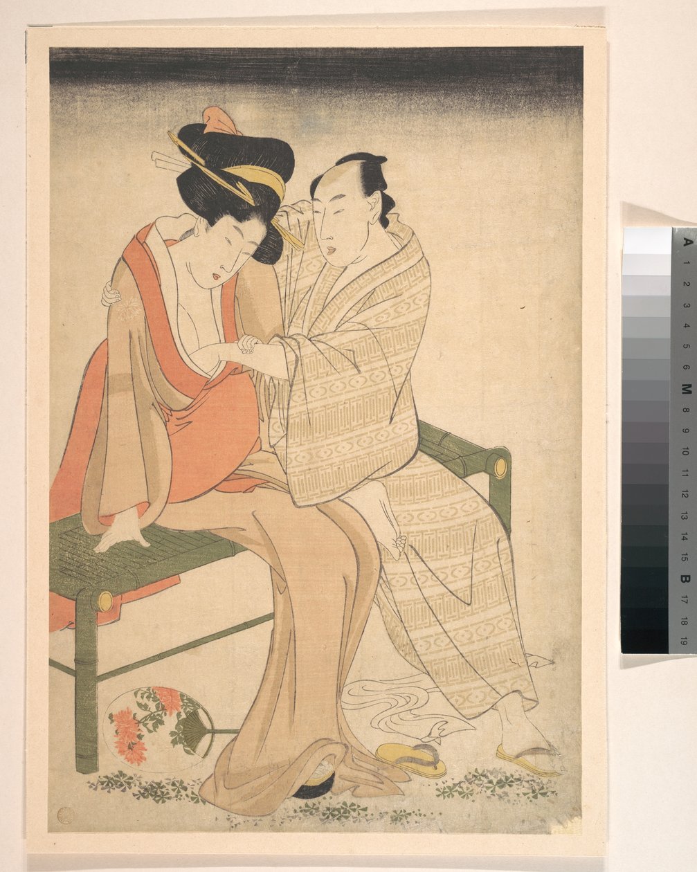 A Pair of Lovers by Kitagawa Utamaro