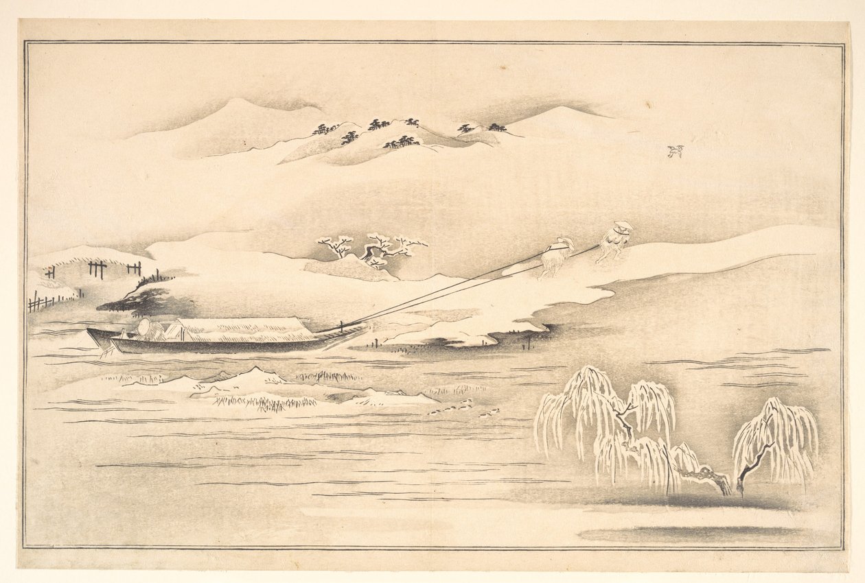 Book of Ehon Ginsekai (The World in Silver) by Kitagawa Utamaro