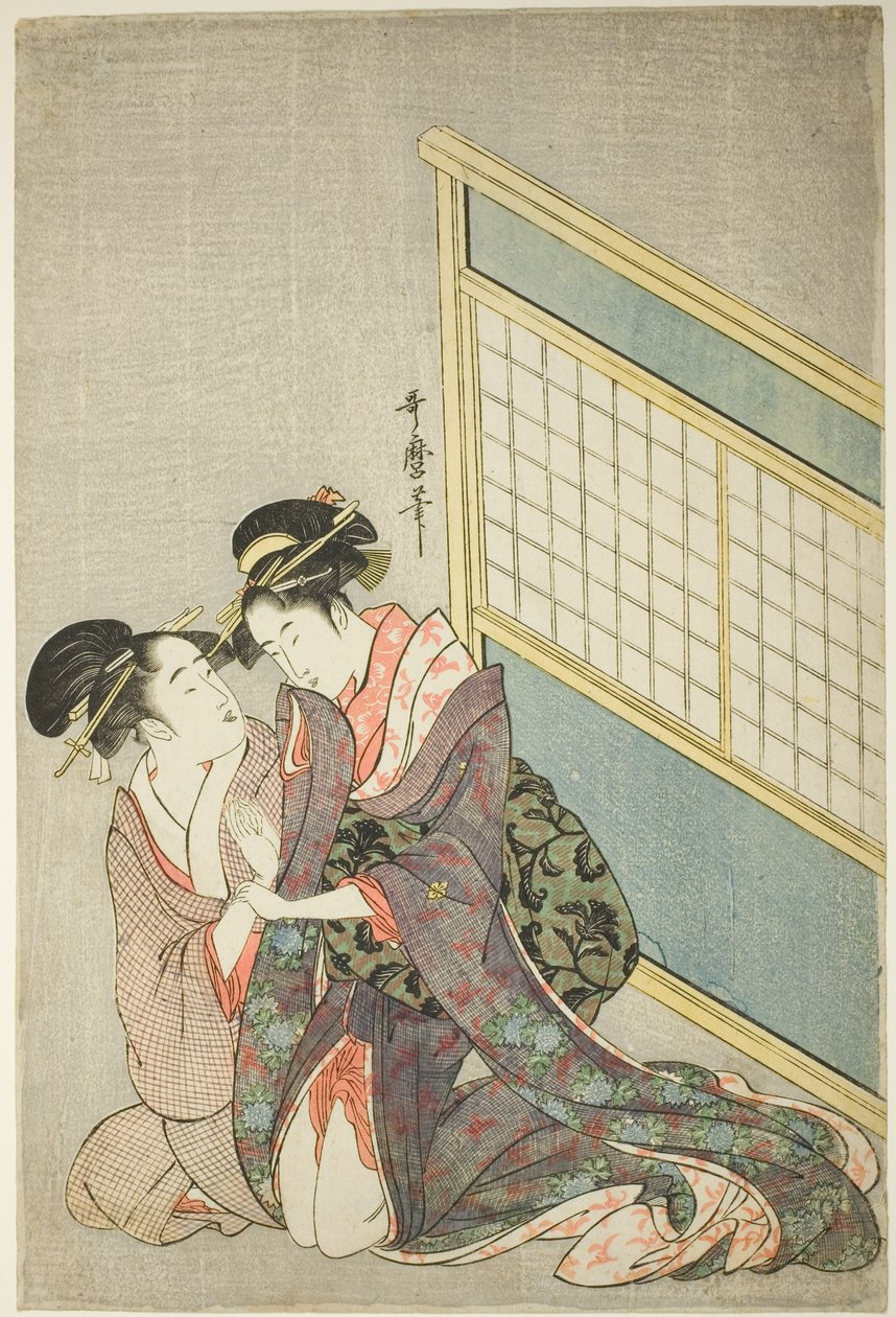 Double Pillow by Kitagawa Utamaro